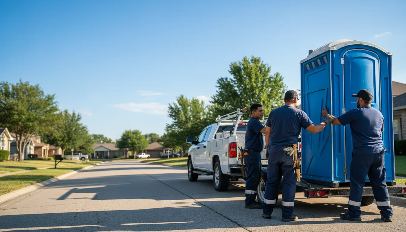 Portable Toilet Rental in Crockett, TX near me